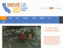 Tablet Screenshot of driveca.org